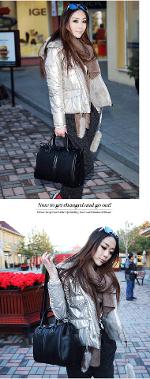 พร้อมส่ง กระเป๋าMaomao รุ่น HR-010black กระเป๋าสวยเกาหลี พร้อมส่ง ดีไซน์เก๋เน้นให้ดูความเรียบหรูค่ะ