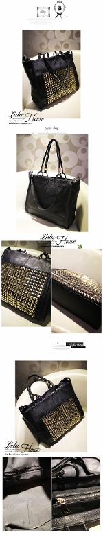 พร้อมส่ง กระเป๋าLuluhouse รุ่น L98-01bl  สไตล์เกาหลี งานคุณภาพสวยมากๆ จากLuluhouseของแท้100% ค่ะ 
