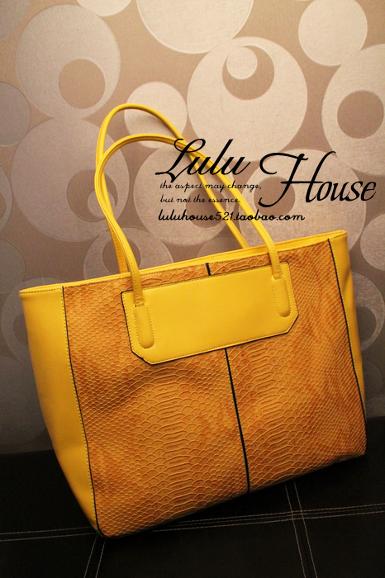 กระเป๋าLuluhouse Pre-order รุ่น LL85org3 สีเหลืองสดใสมาก Pre-orderชิ้นเดียว ราคาส่ง