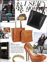 หมดค่ะ กระเป๋าแฟชั่นเกาหลี   Maomao รุ่น m01-142 สีน้ำตาลเหลือง มีกระเป๋าภายใน