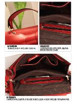 สีนี้หมดค่ะ กระเป๋าสะพาย Axixi แบรนด์ดัง  รุ่น T025 รุ่นนี้น่ารัก สดใส สีแดง สะพาย คล้องแขวน และถือ