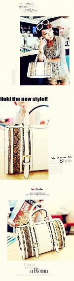 หมดค่ะ ค่ะกระเป๋าแฟชั่นเกาหลี ยี่ห้อMaomao รุ่น m31-016    สีขาว (Ivory)