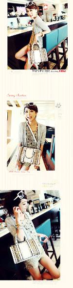 หมดค่ะ ค่ะกระเป๋าแฟชั่นเกาหลี ยี่ห้อMaomao รุ่น m31-016    สีขาว (Ivory)