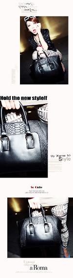 กระเป๋าแฟชั่น แบรนด์ดัง Maomao รุ่น 03-038 สีขาวดำคลาสสิก กระเป๋ายอดฮิต ถือ คล้องแขน มีสายสะพาย