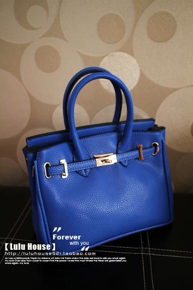 กระเป๋าLulu house Pre-order รุ่น LL75wh4 สีน้ำเงิน สวยงาม 
