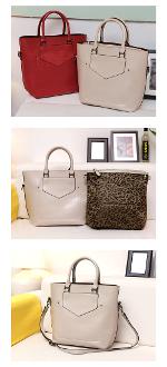 สินค้าหมดค่ะ กระเป๋าแฟชั่นเกาหลี Axixi แบรนด์ดัง  รุ่น 10060  สวยมาก มีกระเป๋าให้ 2 ใบ