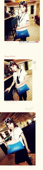 หมดค่ะ กระเป๋าสะพาย Maomao แบรนด์ดัง  รุ่น m09-024 สีน้ำเงิน blue with rice  รุ่นนี้ดูหรู