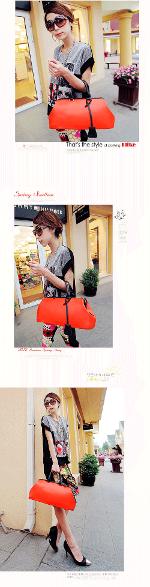 หมดค่ะ กระเป๋าMaomao แบรนด์ดัง  รุ่น m07-008   สีส้มสดใสมาก ดีไซน์อย่างลงตัว 