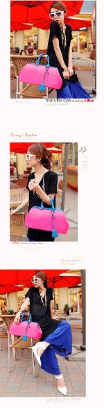 หมดค่ะ กระเป๋าสะพาย Maomao แบรนด์ดัง  รุ่น m07-008  สีชมพู ทรงสวยมาก 