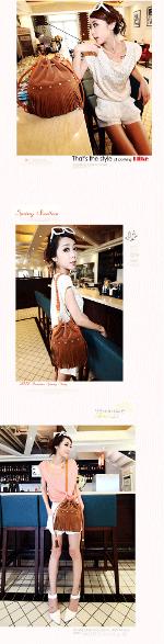 หมดค่ะ กระเป๋าสะพาย Maomao แบรนด์ดัง  รุ่น m36-025 สีน้ำตาล เป็นกระเป๋าทรงมีเชือกรูดปากกระเป๋า