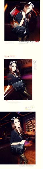 หมดค่ะ กระเป๋าแฟชั่น Maomao รุ่นm06-110  สีดำ สามารถในเอกสารได้ สามารถถือ คล้องแขน และมีสายสะพาย