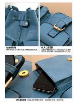 กระเป๋าเAxixi แบรนด์ดัง  รุ่น Y011  สีฟ้าหม่น เก๋มาก 