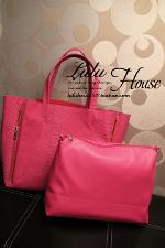 Pre-order กระเป๋าLuluhouse รุ่น LL85zippi3  แถมกระเป๋าภายในให้ 1 ใบ ซึ่งใช้เป็นกระเป๋าสะพายได้