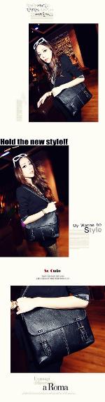 หมดค่ะ กระเป๋าแฟชั่น Maomao รุ่นm06-110  สีดำ สามารถในเอกสารได้ สามารถถือ คล้องแขน และมีสายสะพาย