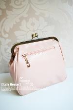 กระเป๋าLulu house รุ่น LL101pi Pre-order ดูหรูหราทันสมัยมาก สีชมพูอ่อน ปรดับเลื่อมสวยมาก