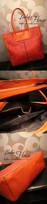 กระเป๋าLuluhouse Pre-order รุ่น LL85org3   สีส้มสดใสมาก pre-order ชิ้นเดียวราคาส่ง