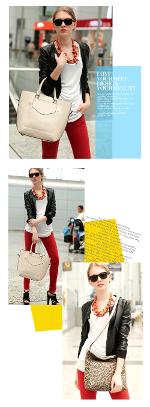 สินค้าหมดค่ะ กระเป๋าแฟชั่นเกาหลี Axixi แบรนด์ดัง  รุ่น 10060  สวยมาก มีกระเป๋าให้ 2 ใบ